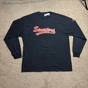 Vintage Y2K CCM NHL Senators long sleeve men’s Sz 2XL black